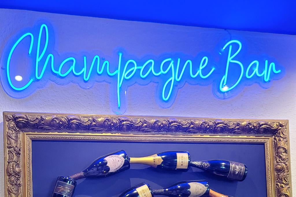 Champagne Bar Custom Neon Sign