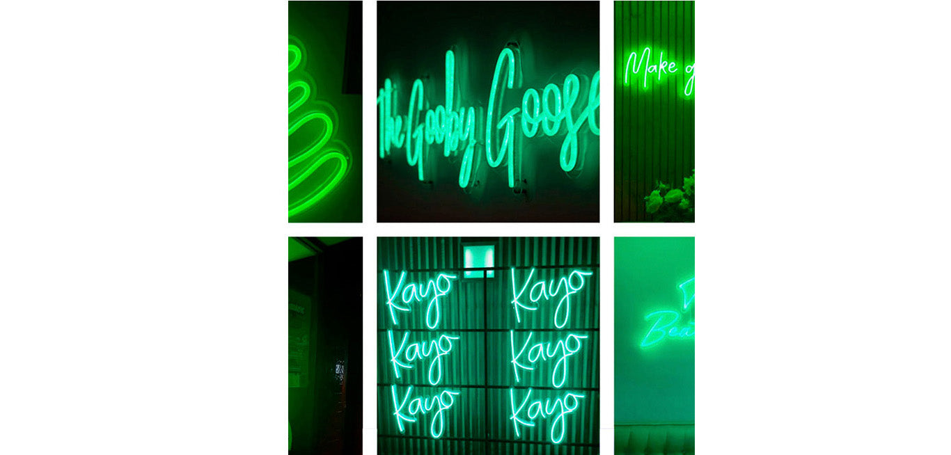 Letrero Neón Verde Online