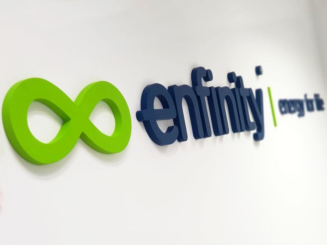 Rotulo Corporeo Opaco Enfinity