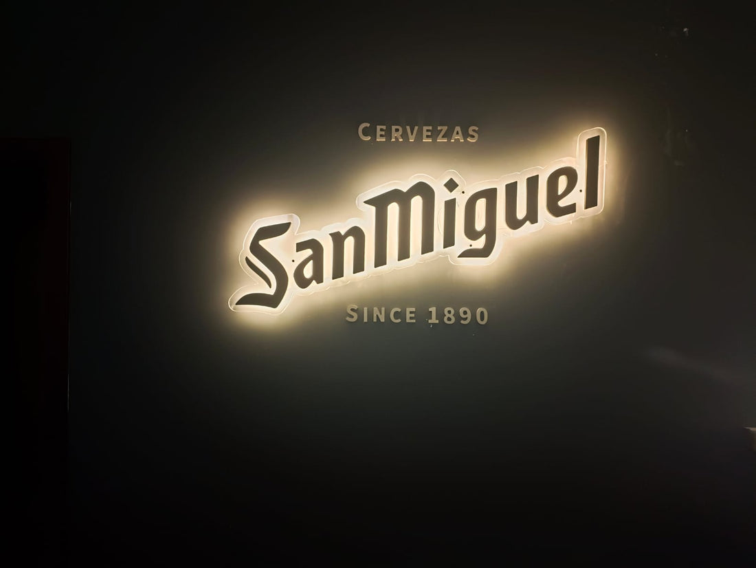 Letras Corpóreas Retroiluminadas Cervezas San Miguel