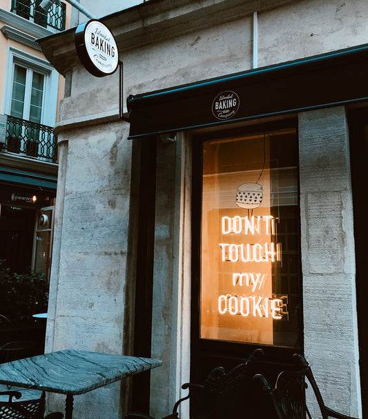 Neon Escaparate "Dont Touch My Cookie"