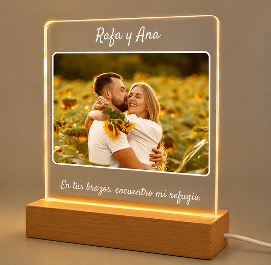Lámpara Neón Personalizada para Parejas