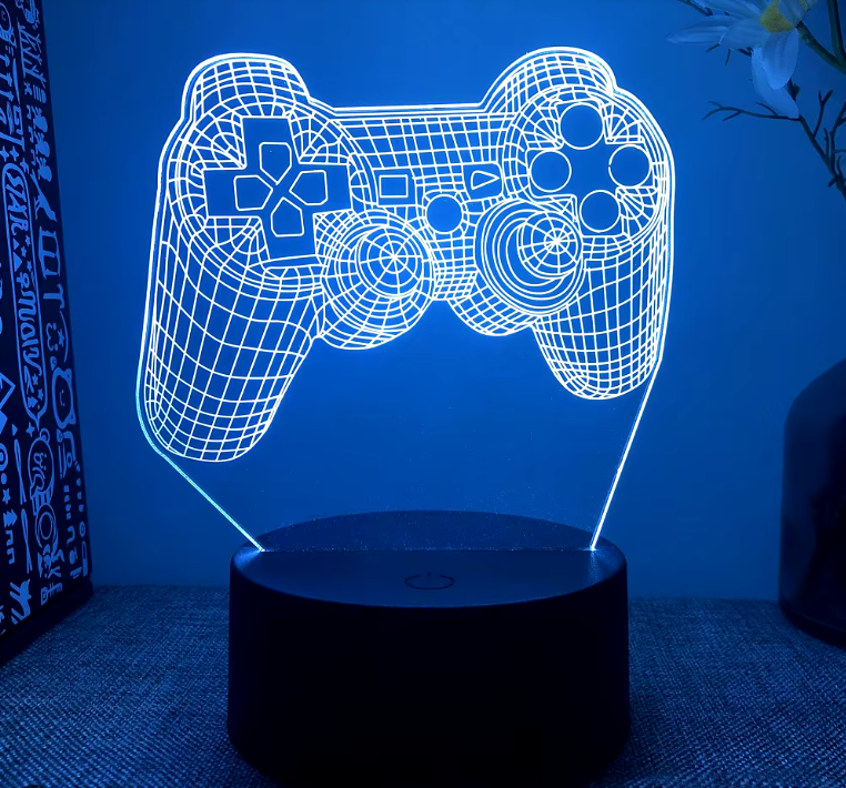 Lampara Neón Mando Azul