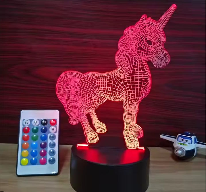 Lampara Neón Pony Rojo