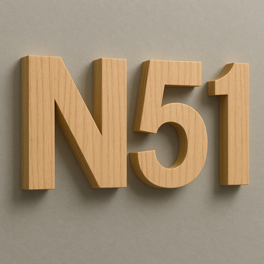 Letra Corpórea Madera