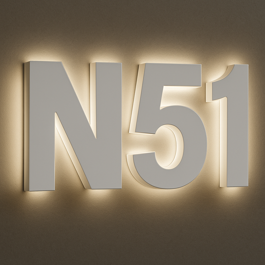 Letra Corpórea PVC Retroiluminada