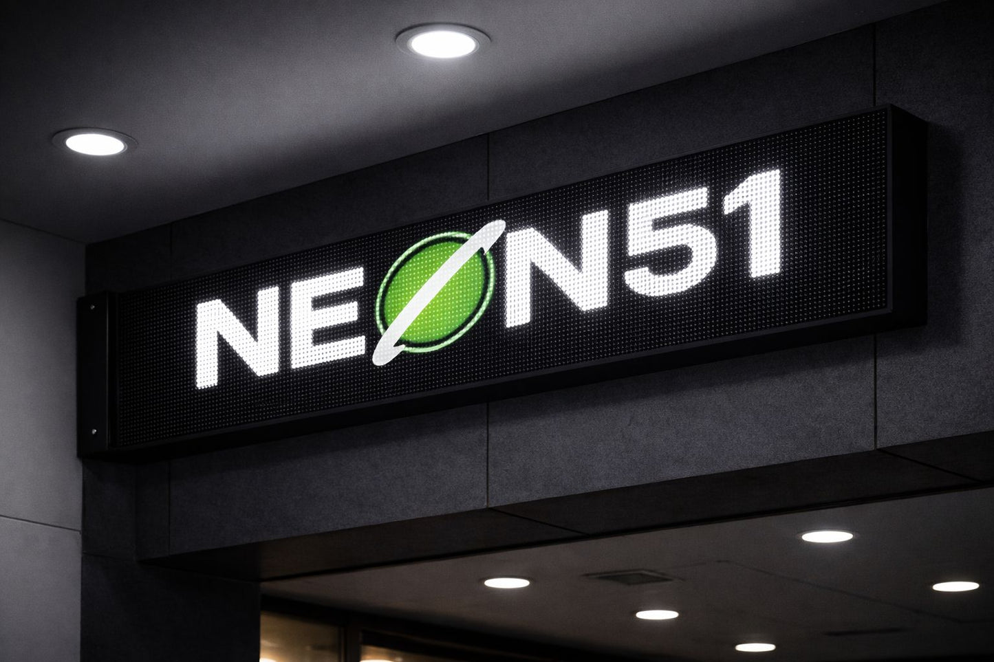 Letrero electrónico programable