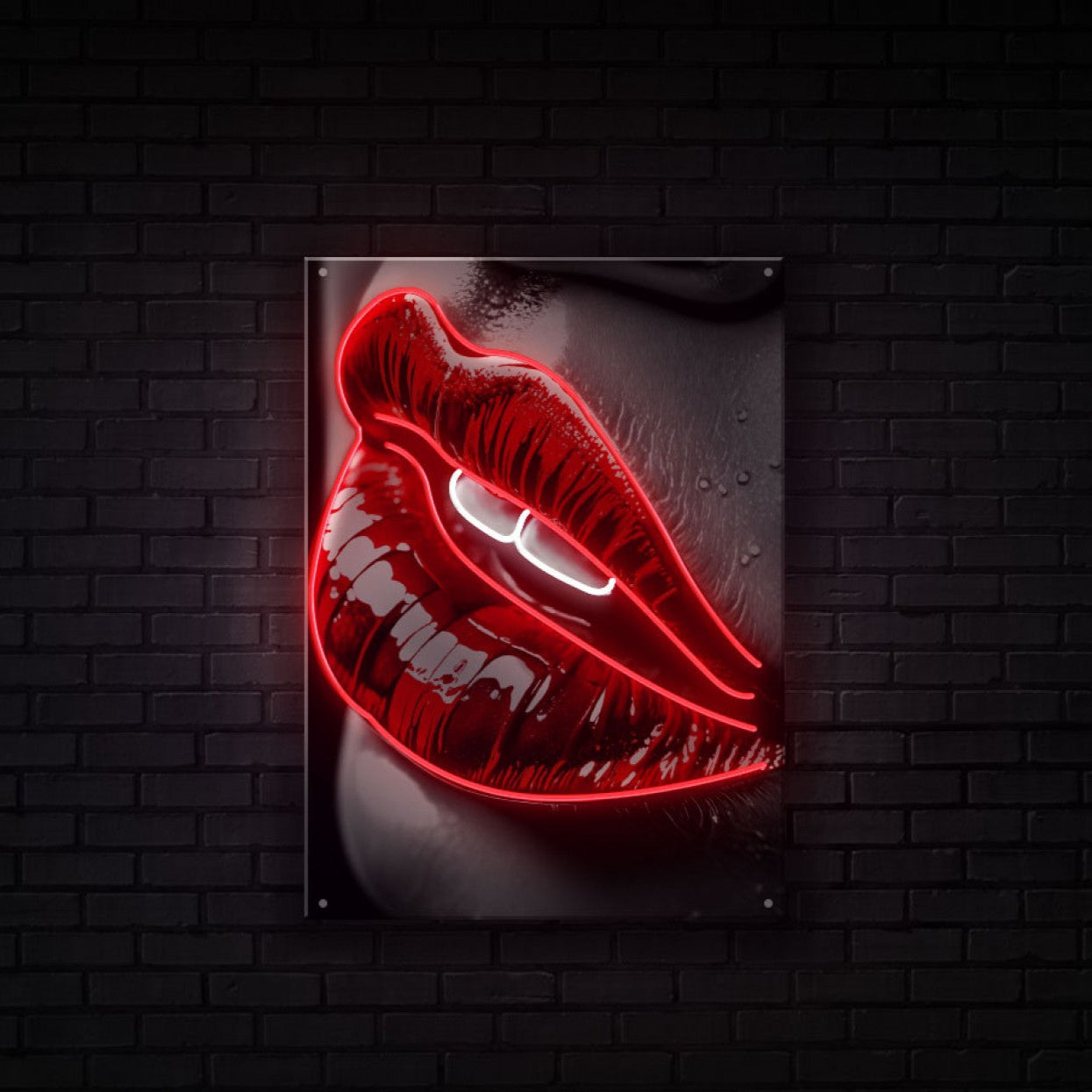 Lips Neon Artwork