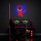 Neón Cabeza Spiderman 