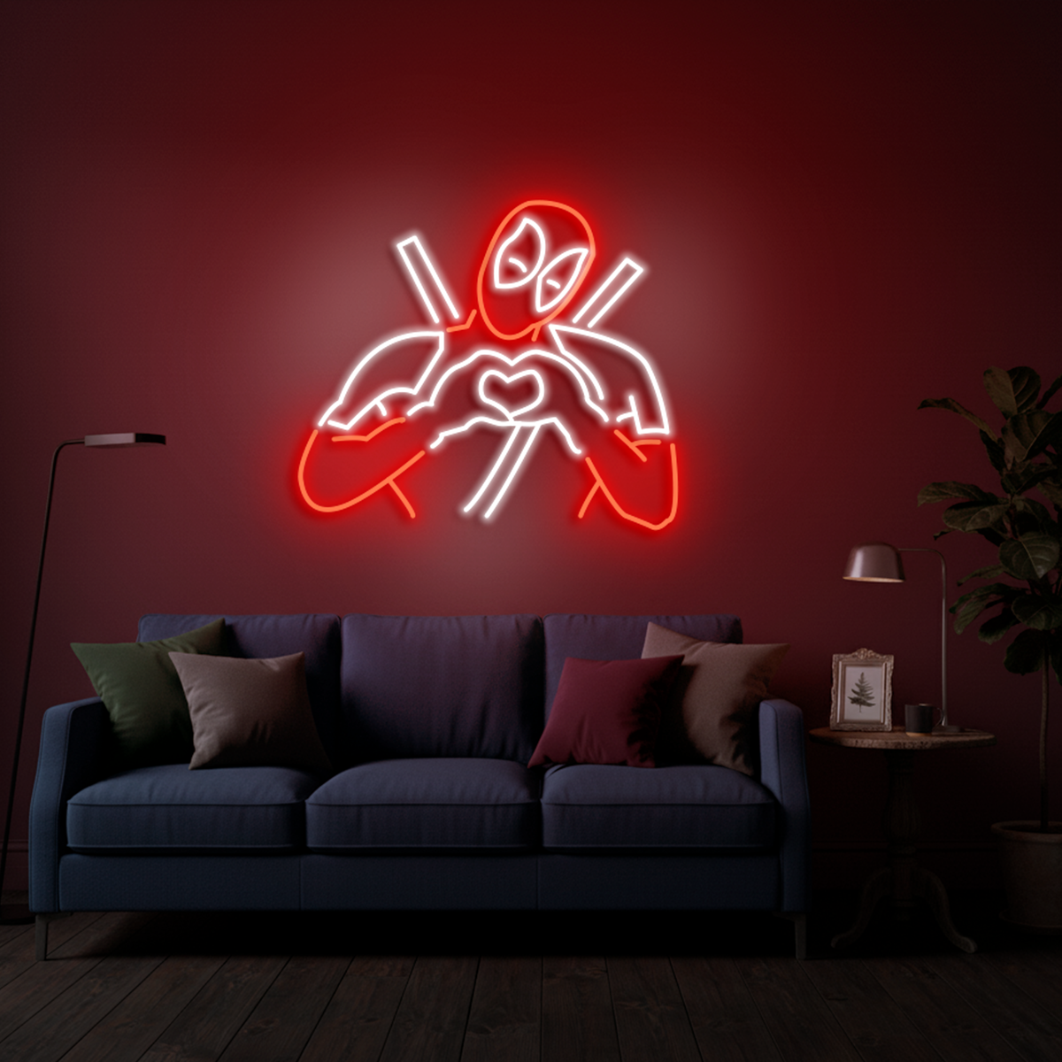 Deadpool Neon Led Neón Deadpool | Amor, caos y mucho brillo en rojo ️🔥 – Neon 51