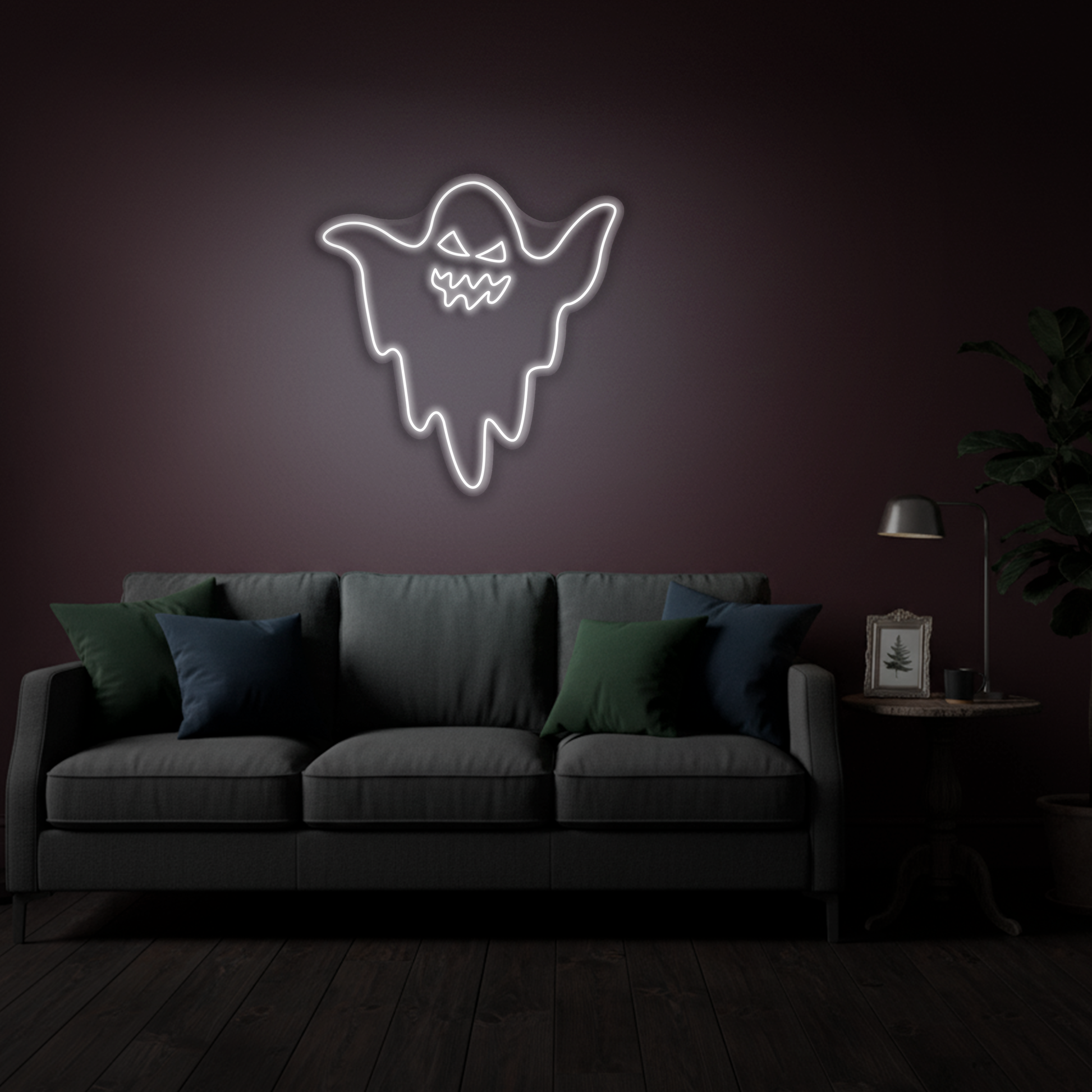 Neón Halloween Blanco
