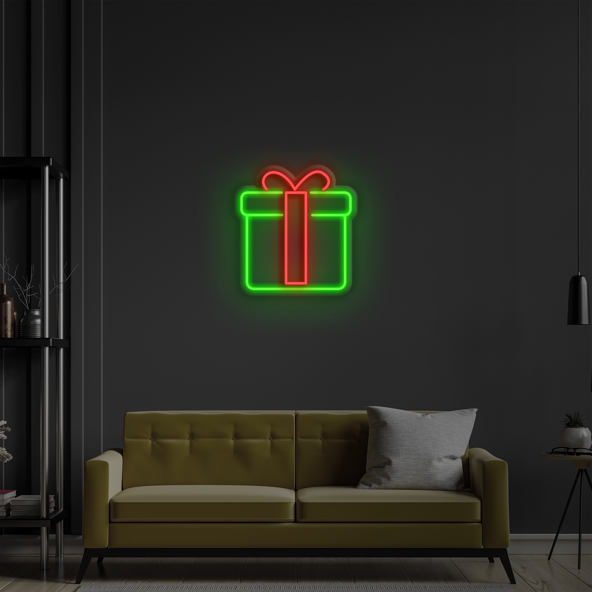 Neón Regalo Navidad
