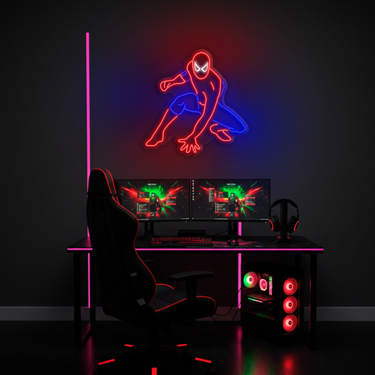 Neón Spiderman