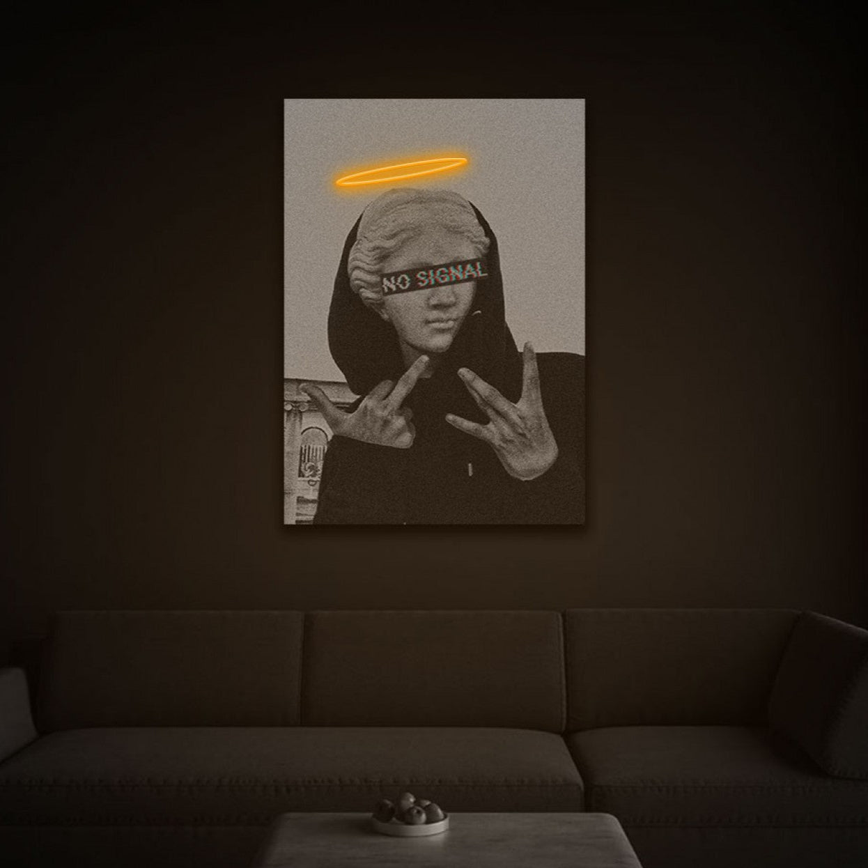 No Signal Neon Artwork