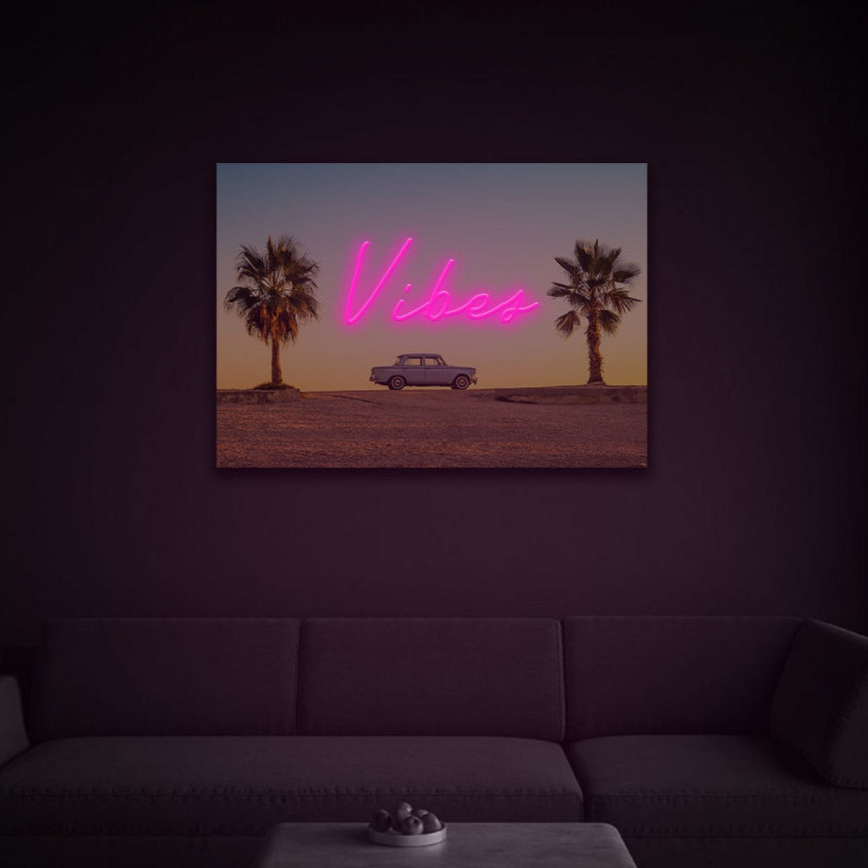 Vibes Neon Artwork