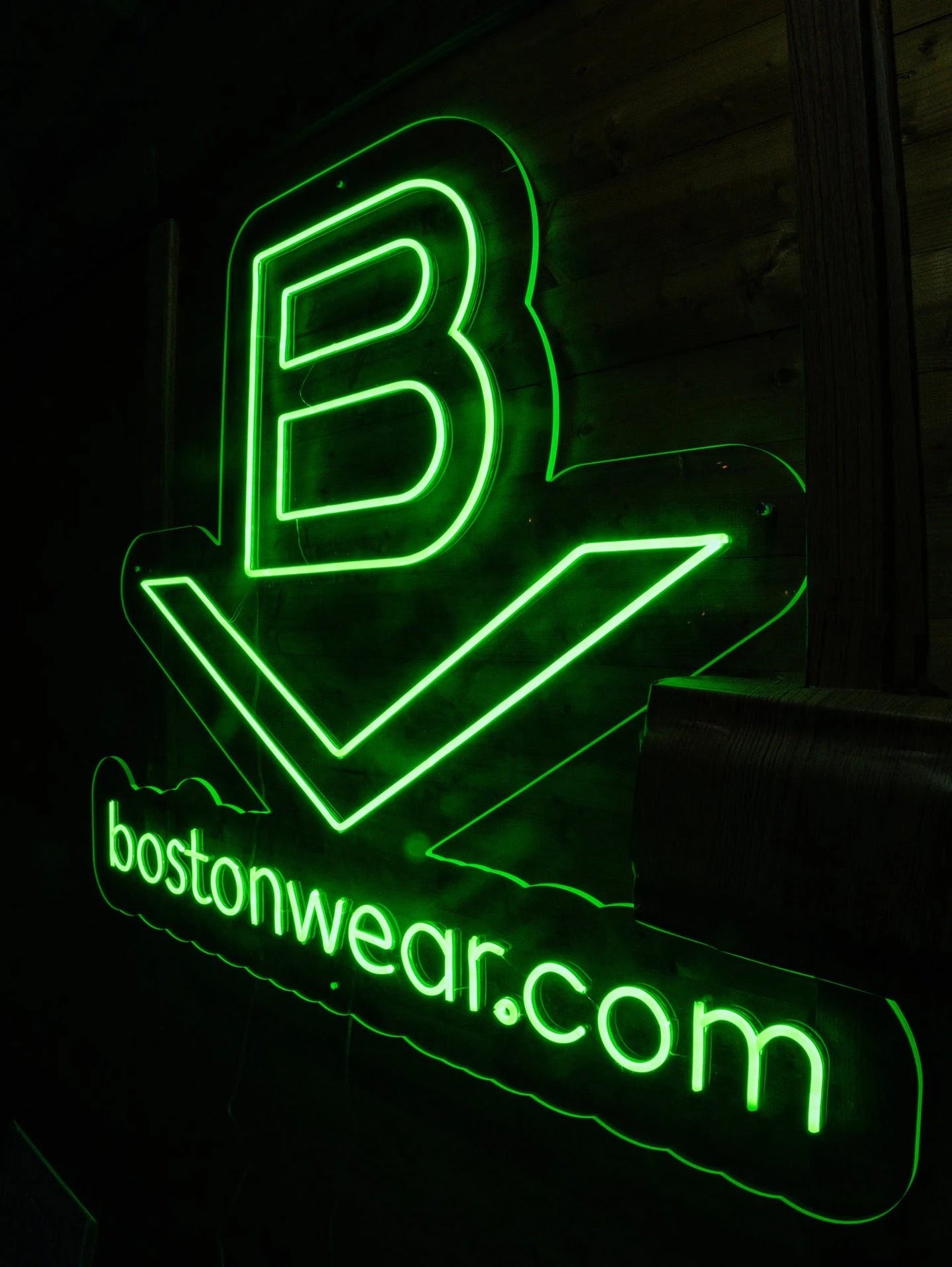 Bostonwear personalized neon light