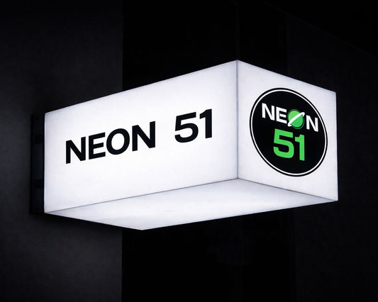 Caja de luz metacrilato opal