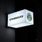 Caja de luz Starbucks lateral