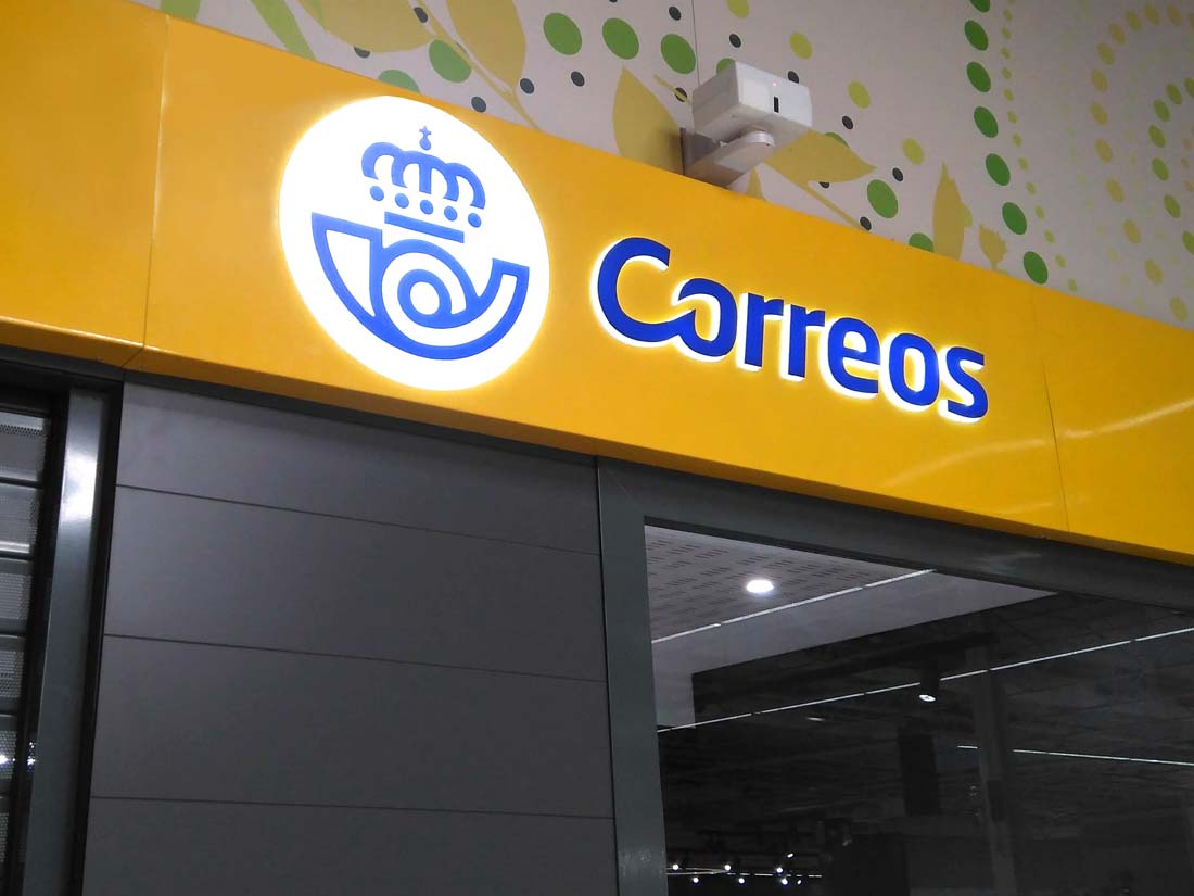 Correos Rotulo Luminoso LED
