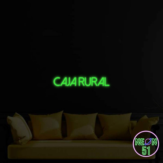 Neon Personalizado: CAJA RURAL