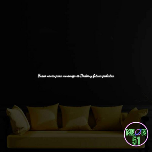 Neon Personalizado: Busco novia p...