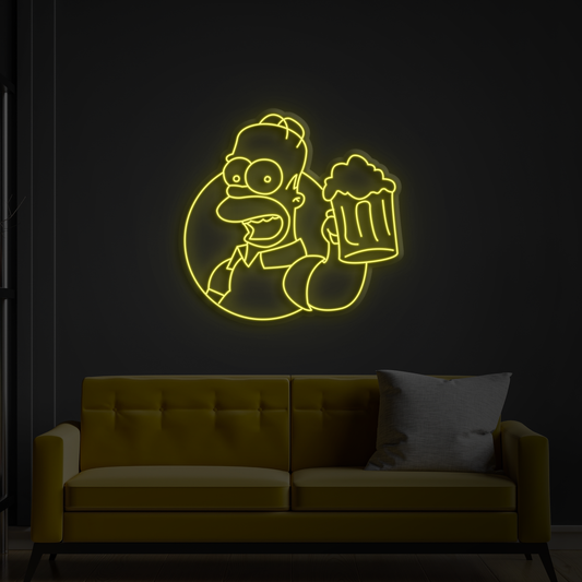 Neón Homer Simpson