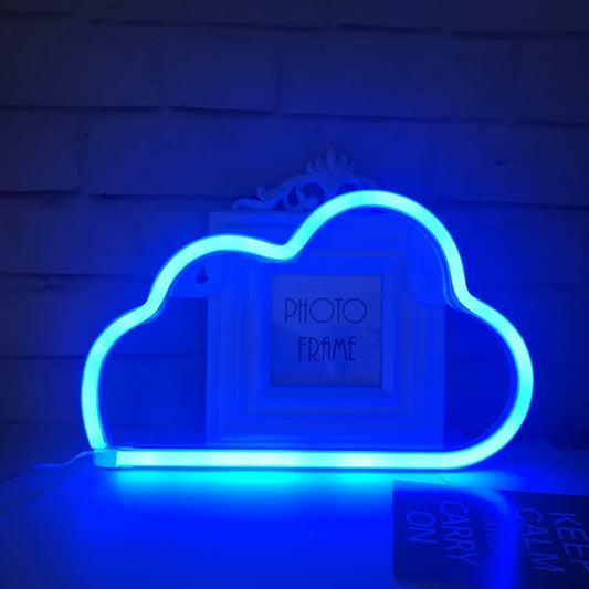 Neon Nube Azul